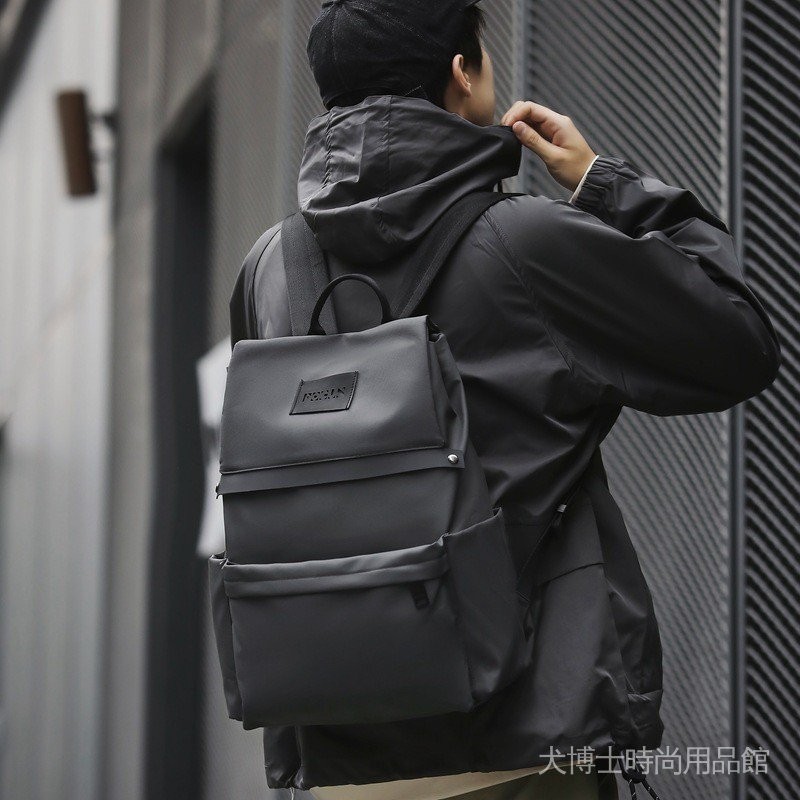 WEPOWER新款潮牌後背包大容量男女學生背包通勤簡約休閒手提背包