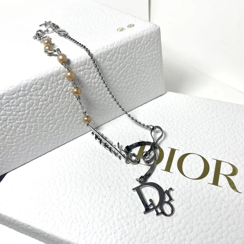 Dior 迪奧 項鍊 頸鏈 銀色 mercari 日本直送 二手