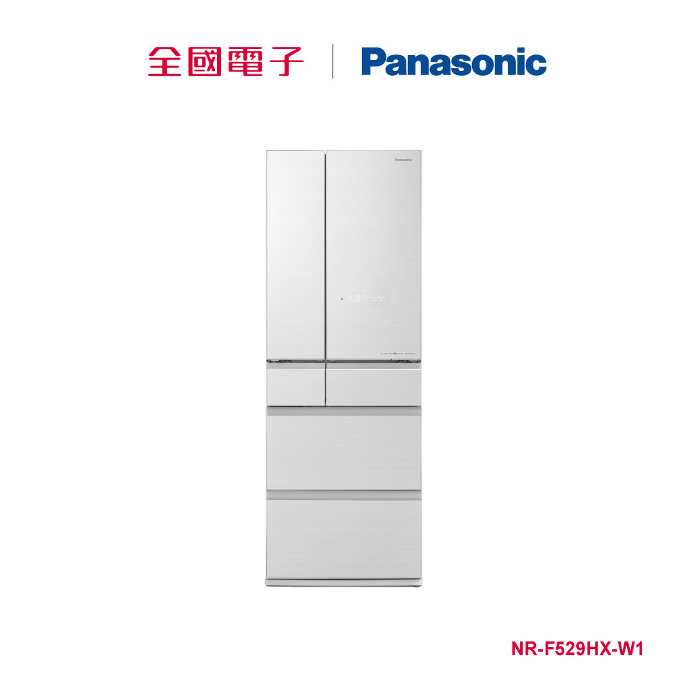 Panasonic日本製520公升玻璃冰箱-白 NR-F529HX-W1 【全國電子】