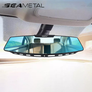SEAMETAL曲面汽車後視鏡車內後視鏡通用汽車後視鏡防眩光廣角後視鏡汽車內飾配件