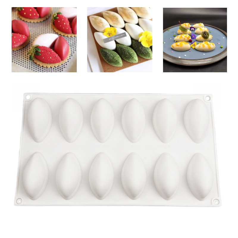 芒果模具矽膠創意菜巧克力翻糖果凍慕斯蛋糕法式甜品裝飾烘焙工具