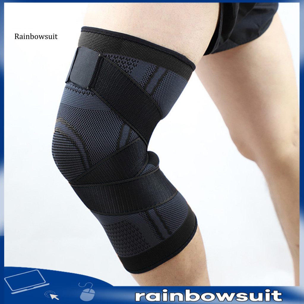 [RB] 1 件套護膝舒適柔軟面料透氣防滑耐磨護膝壓力帶設計保護性運動裝備腿護膝運動用