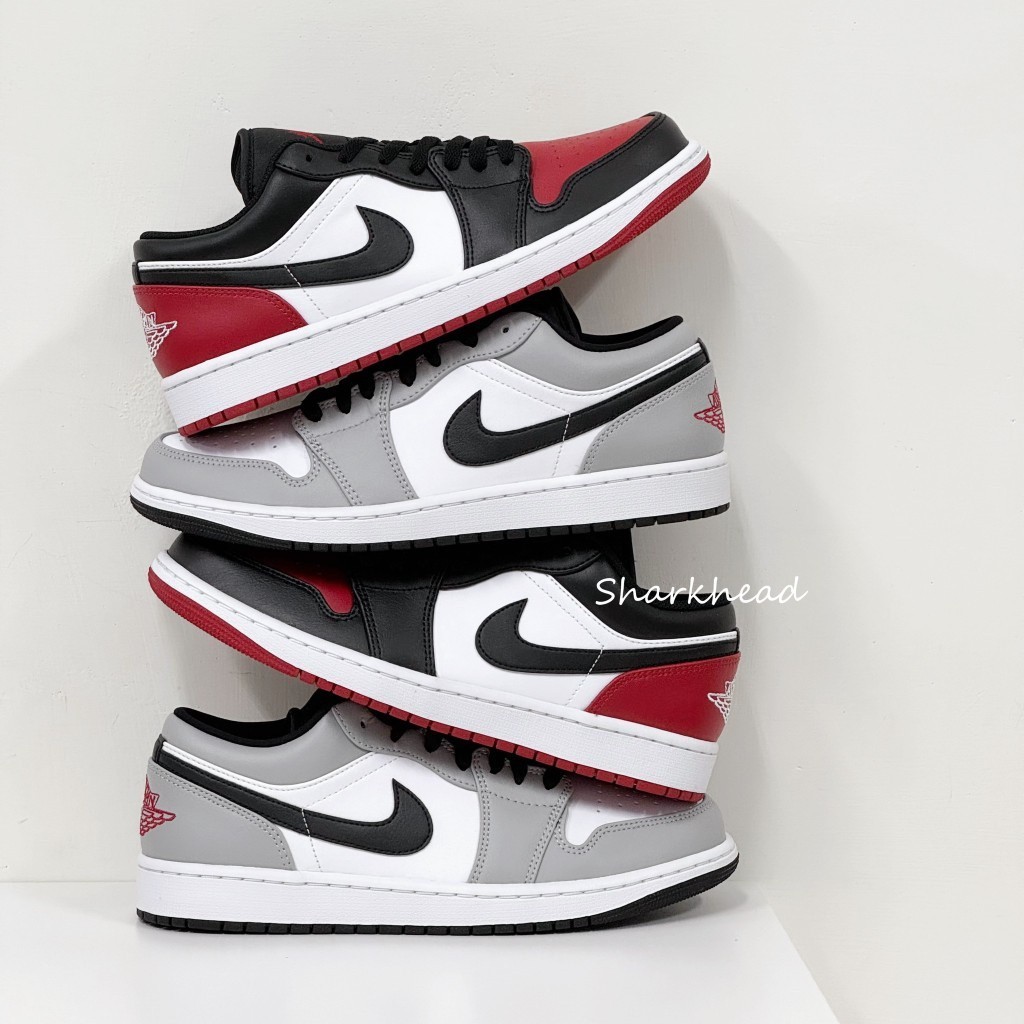 高版本 Nike Air Jordan 1 Low 影子 灰 黑 喬丹 553558-030 161