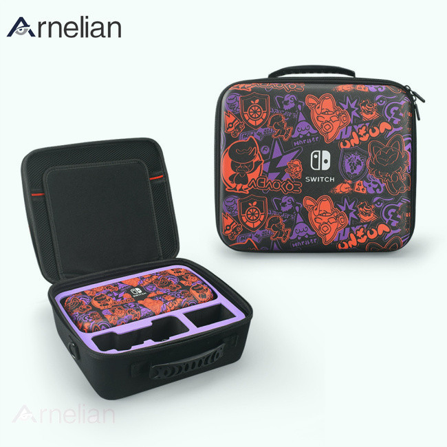 任天堂 Arnelian 便攜包兼容 Nintendo Switch 遊戲機配件收納包