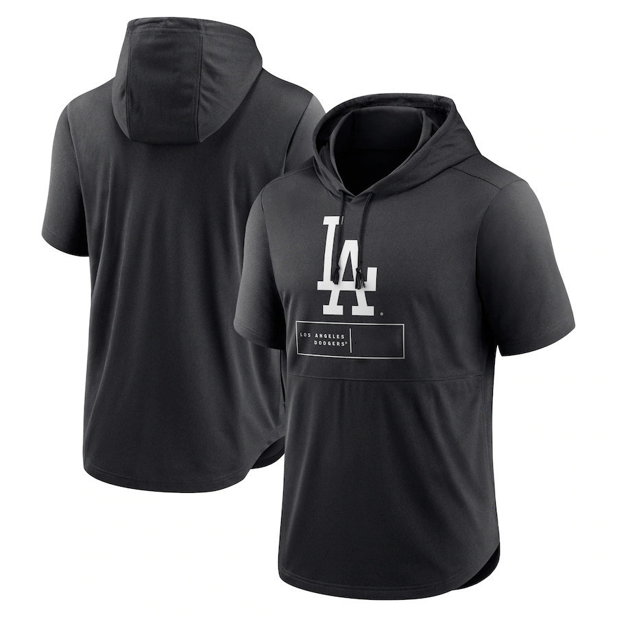 MLB棒球連帽短袖T恤男運動戶外速乾歐美碼體恤上衣