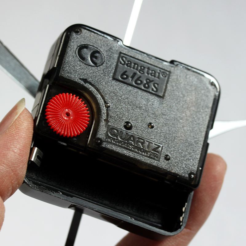 鐘錶 鬧鐘 機芯 6168S掃描靜音機芯石英鐘錶掛鐘芯 常用款配指針十字繡鍾DIY鍾芯