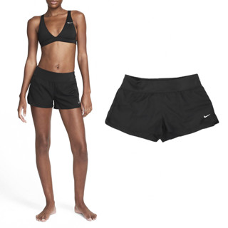 Nike 短褲 Essential Swim 女款 泳褲 速乾 三角內裡 拉鍊口袋 [ACS] NESS9200-001
