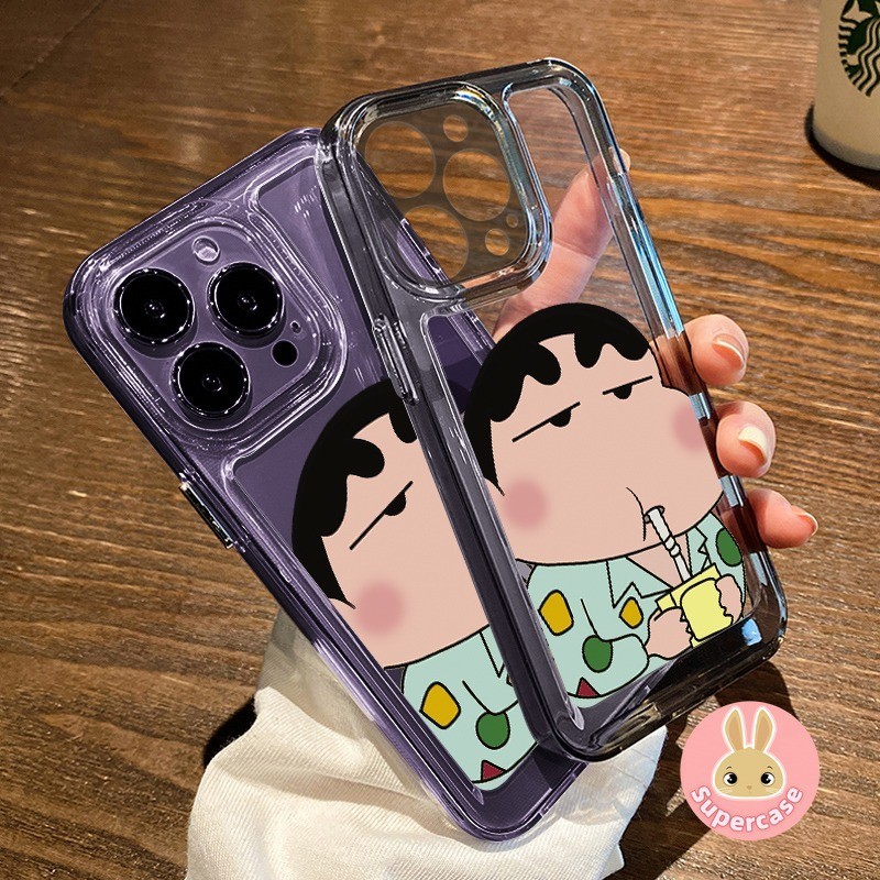 SAMSUNG Crayon Shin-chan 飲料手機殼適用於三星 Galaxy A73 A53 A33 A32 A