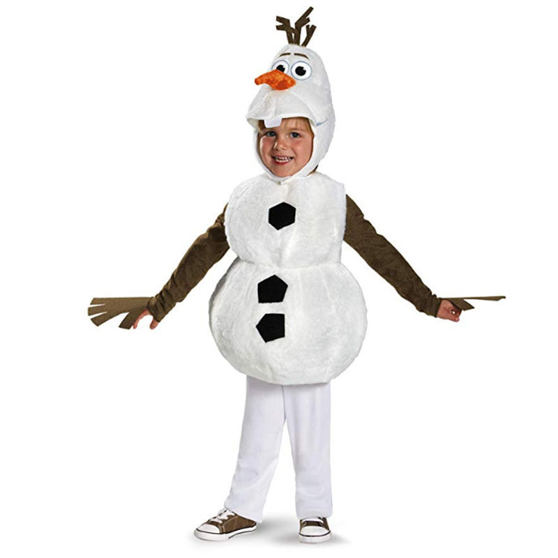 耶誕節服裝 冰雪奇緣雪寶衣服雪人cosplay角色扮演舞臺表演服裝