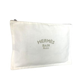 HERMES 愛馬仕 遊艇 手拿包/化妝包 帆布