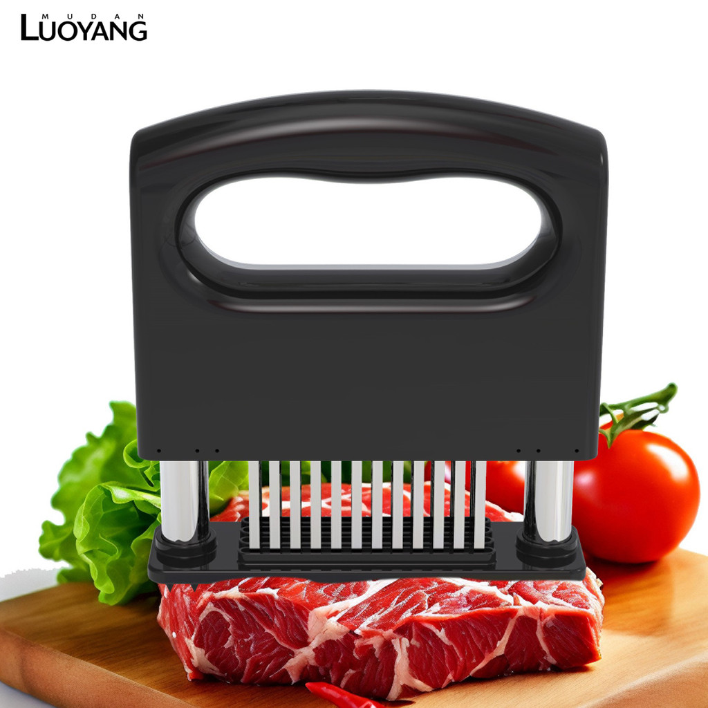 洛陽牡丹 嫩肉器48針不鏽鋼松肉針嫩肉針扎牛排針斷筋刀