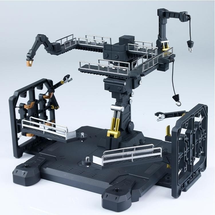 EW RG牛 解體匠機 匠牛 整備地臺 1/144 通用地臺支架格納庫