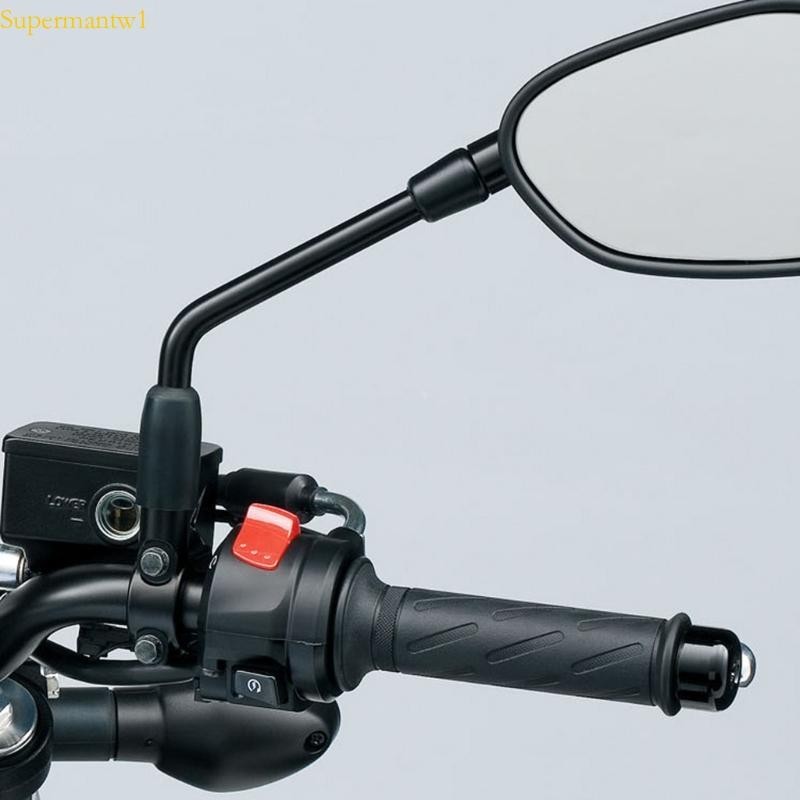 最佳 1 對摩托車後視鏡 8 毫米 10 毫米,適用於踏板車越野摩托車電動