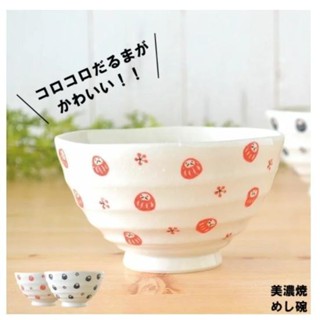 現貨 日本製 美濃燒 達摩飯碗｜湯碗 祈福 茶碗 小碗 陶瓷碗 日式餐具 不倒翁 吉祥 餐具 碗 貓老闆選物