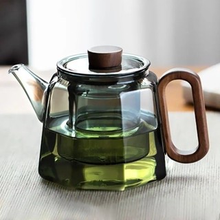 泡茶壺茶水分離耐熱玻璃加熱煮茶壺花茶壺帶紅茶沖茶壺套裝