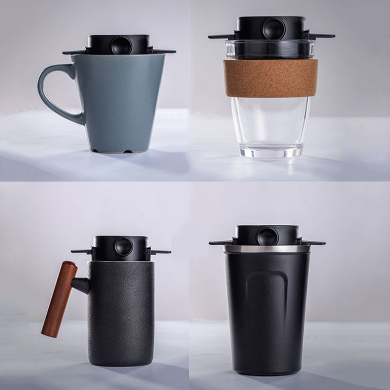 優質新品 免濾紙咖啡過濾杯 不鏽鋼咖啡濾網滴漏式過濾器手衝杯 便攜咖啡器具