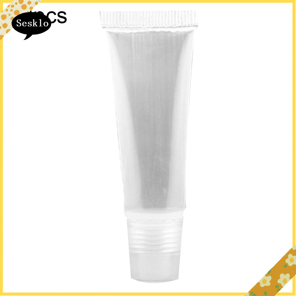 [SK] 10pcs 8ml 空唇膏管透明化妝品容器支架
