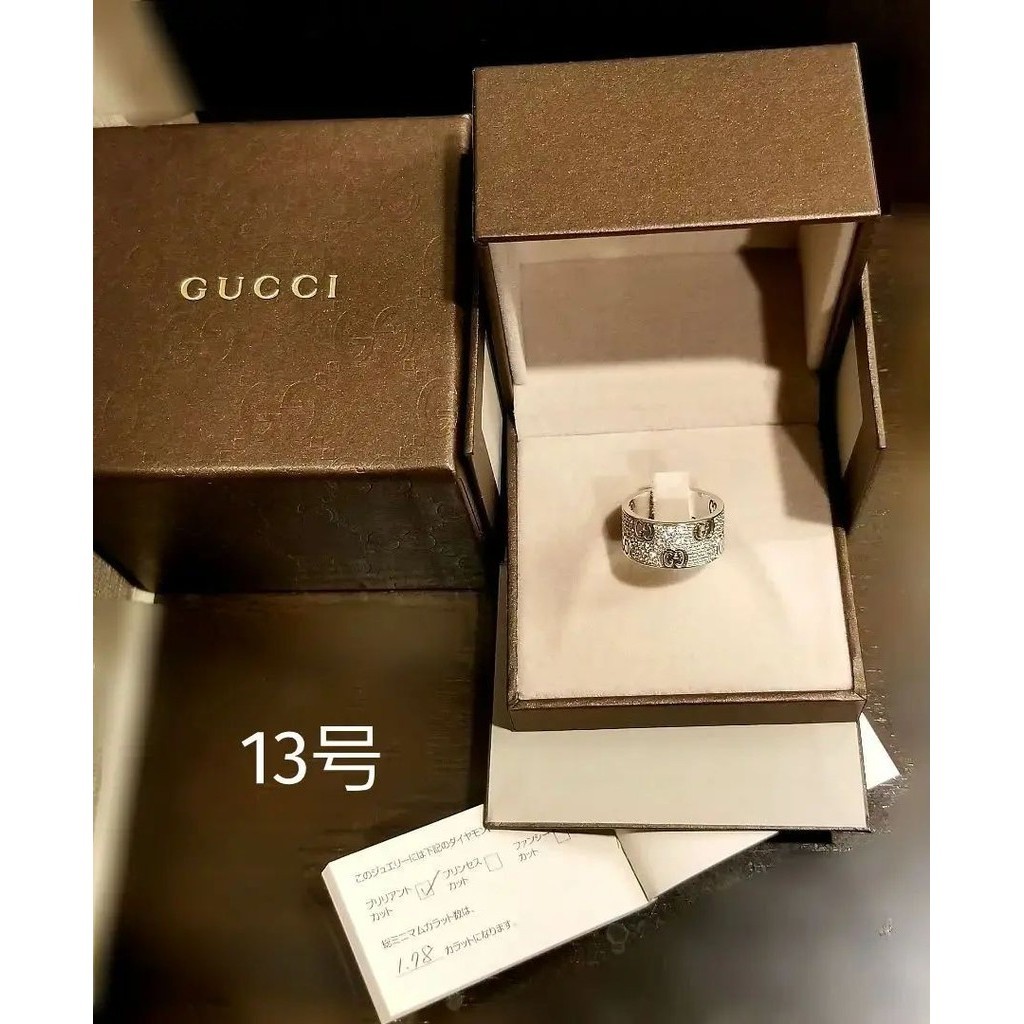 GUCCI 古馳 耳環 星星 18K 鑽石 mercari 日本直送 二手