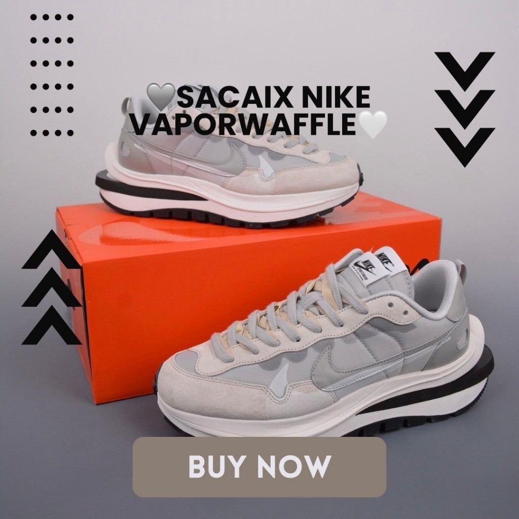 3.8 特價 Sacai x Nike VAPORWAFFLE -耐克_新款_男鞋_女鞋_限量_灰白配色