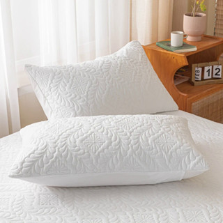防水枕套 素色枕頭套 48x74cm 防油加厚枕套 防蟎枕頭套