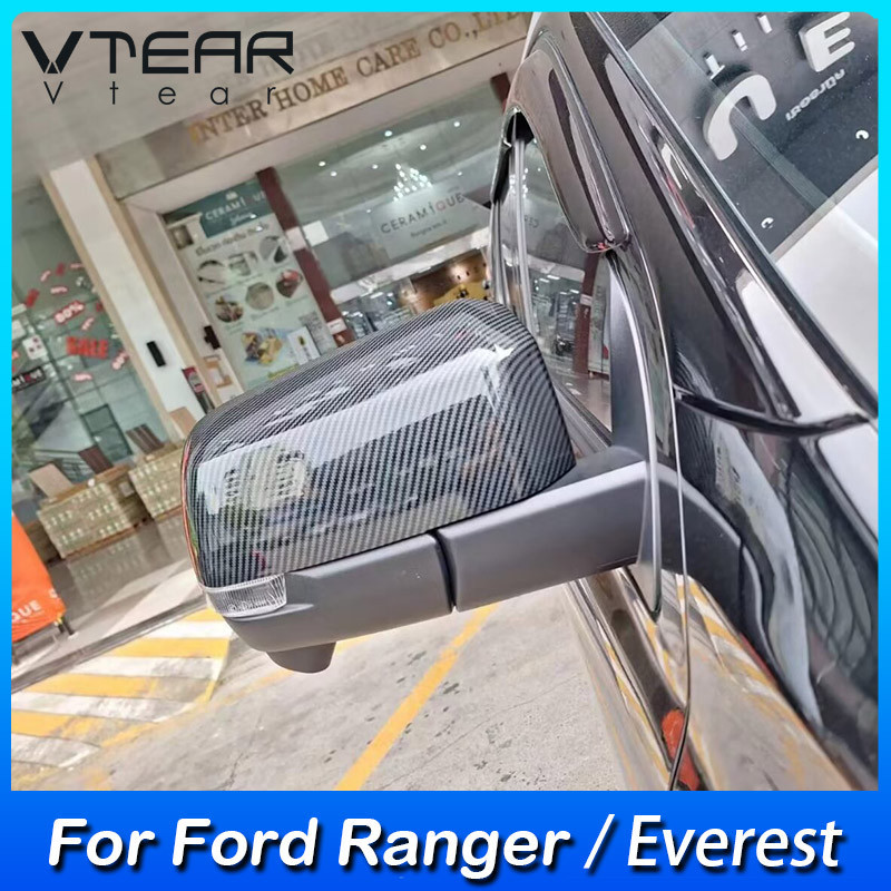 適用於福特 Ford Ranger Raptor / Everest 2023 2024 汽車後視鏡罩倒車鏡防刮蓋外飾