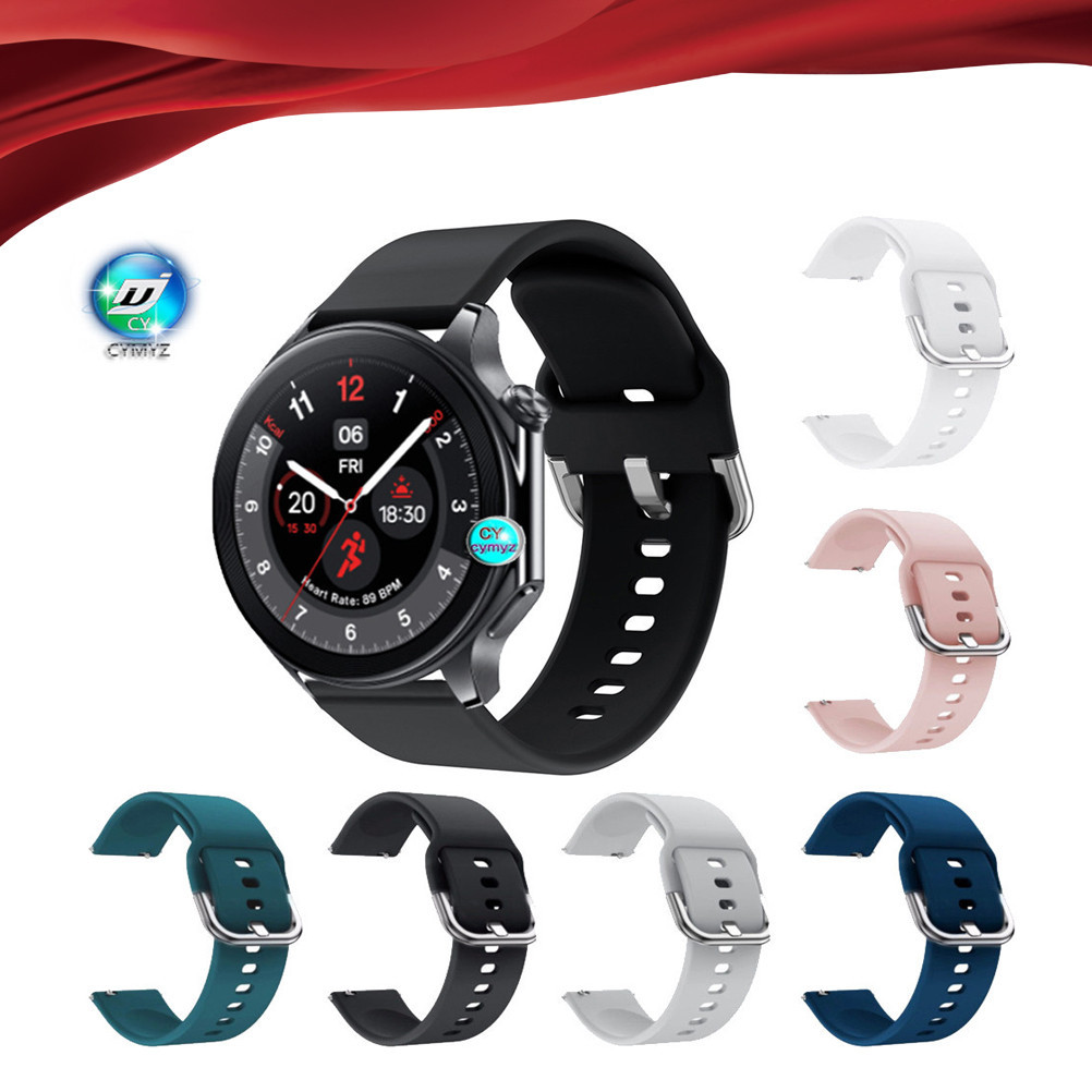 Oneplus Watch 2 智能手錶錶帶 OPPO Watch X 錶帶矽膠錶帶運動腕帶