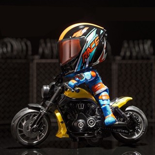 臺灣發貨 仿真鐵騎 摩托車 回力合金車 模型 燈光聲效 賽車3歲男孩兒童玩具禮物