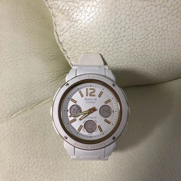 CASIO 手錶 BABY-G 白色 日本直送 二手