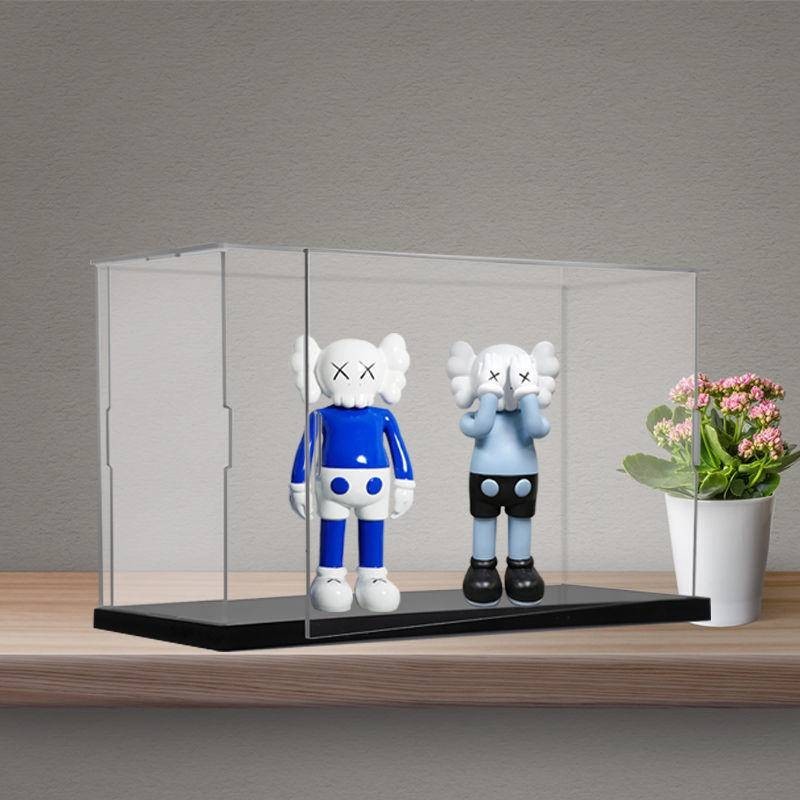 訂製展示盒透明加厚玩具人偶積木街景盲盒免膠適用樂高模型防塵罩
