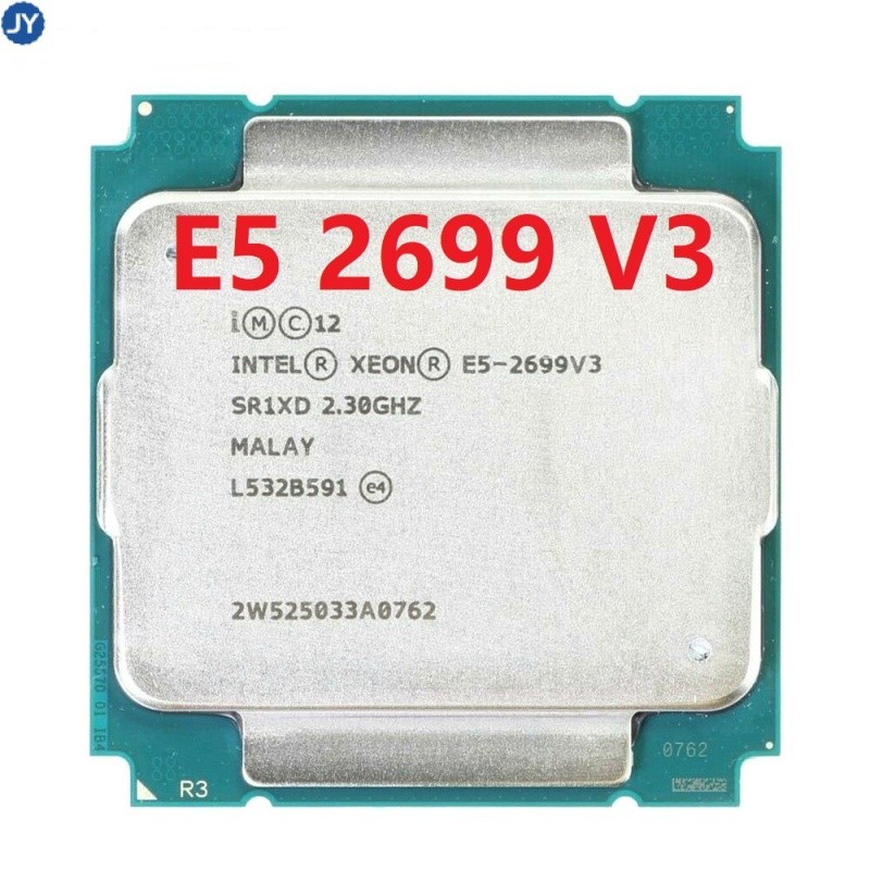 【現貨】英特爾至強 E5 2699 v3 處理器 sr1xd 2.3GHz 18 核 145W 插座 LGA 2011-