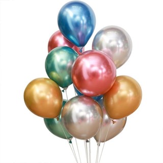 氣球生日 50 包金屬氣球,婚房裝飾用品,生日派對場景佈置,圓形猿