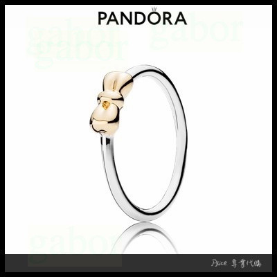 Alice專業代購 Pandora潘朵拉 蝴蝶結銀戒指 簡約 情侶 祝福 輕奢 情人節 氣質190972