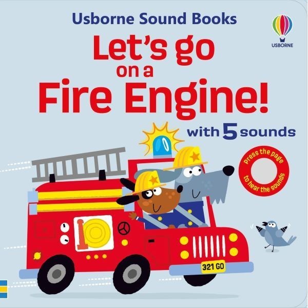 Let's Go on a Fire Engine/鈴鈴鈴！出發吧，消防員 遊戲書/Sam Taplin eslite誠品