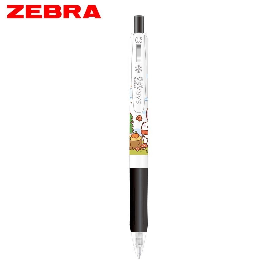 ZEBRA SARASA CLIP自動鋼珠筆/ 冬季動物風/ 黑  eslite誠品