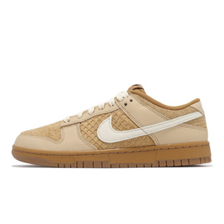 Nike 休閒鞋 Dunk Low Retro 格子鬆餅 棕 男鞋 女鞋 麂皮 低筒 【ACS】 FZ4041-744