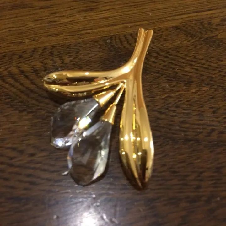 SWAROVSKI 施華洛世奇 胸針 花 日本直送 二手