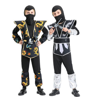 cosplay 萬聖節服裝 兒童忍者服裝 遊戲角色裝扮表演服服裝 cosplay