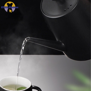 不銹鋼電熱水壺帶把手重型德式歐式咖啡店適配器