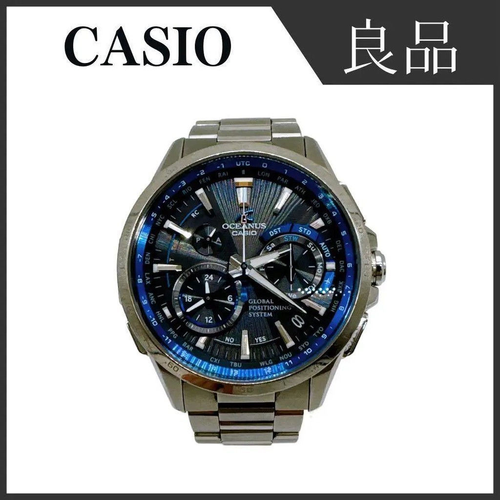 CASIO 手錶 OCW-G1000 OCEANUS 太陽能 mercari 日本直送 二手