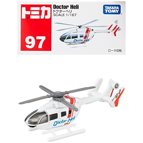 Takara Tomy（Takara Tomy）Tomica No.97醫生直升機盒迷你汽車玩具男玩具男性3歲玩具安全標