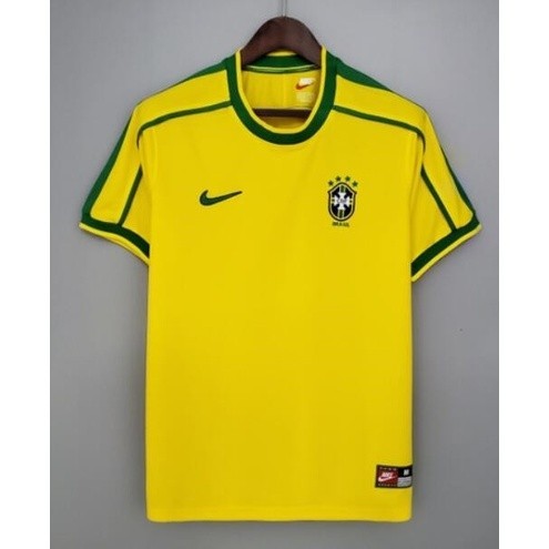 1998 年巴西主場復古足球球衣足球復古運動衫 #RONALDO #RIVALDO