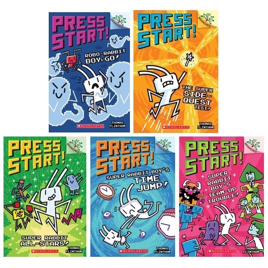 Press Start! #6-10 (全彩平裝本)(共5本)/Thomas Flintham Press Start!. Scholastic Branches 【禮筑外文書店】