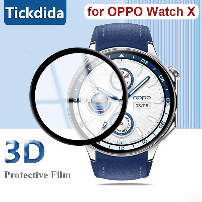 Oppo Watch X 軟鋼化玻璃 OPPO Watch X 保護膜 OPPO Watch X 外殼屏幕保護膜配件