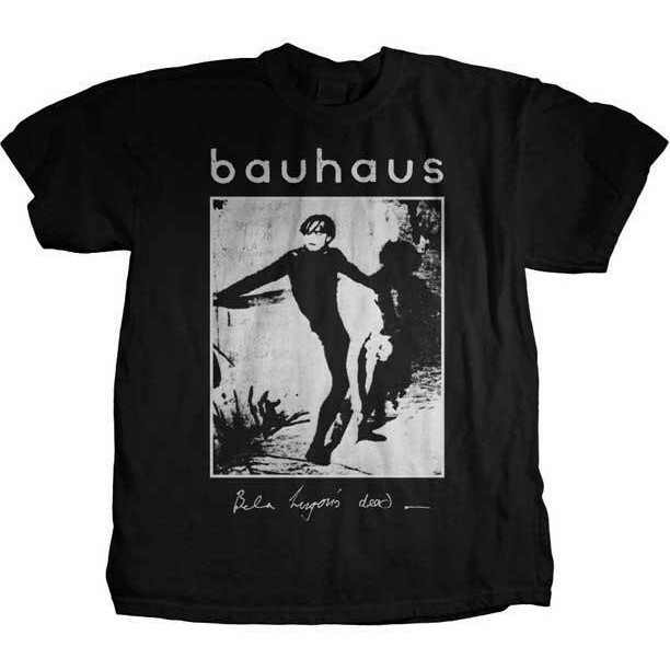 Bauhaus Bela Lugosis Dead 官方高保真商品重金屬搖滾棉運動健身加大碼男士 T 恤