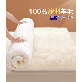 澳洲羊毛床墊軟墊家用卧室床褥墊加厚毯子冬季冬天羊羔絨墊被褥子