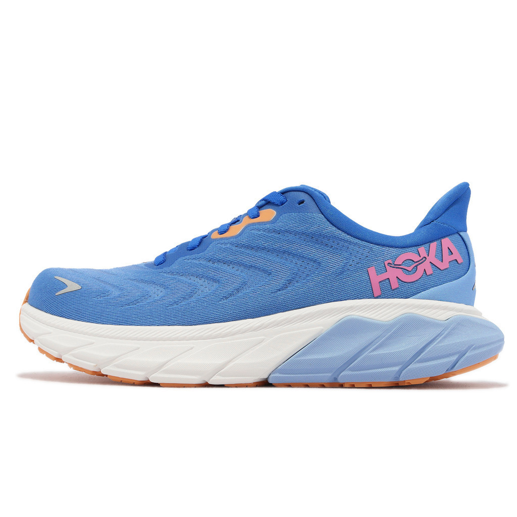 Hoka 慢跑鞋 Arahi 6 D 寬楦 天藍 城堡藍 反光 避震 女鞋 運動鞋 【ACS】 1123197AACS