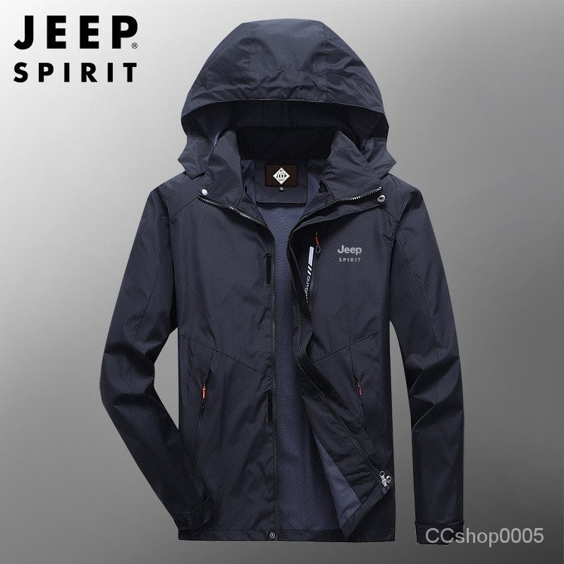 新品特價JEEP SPIRIT外套男春秋季新款潮流帥氣工裝夾克秋裝上衣HL7032