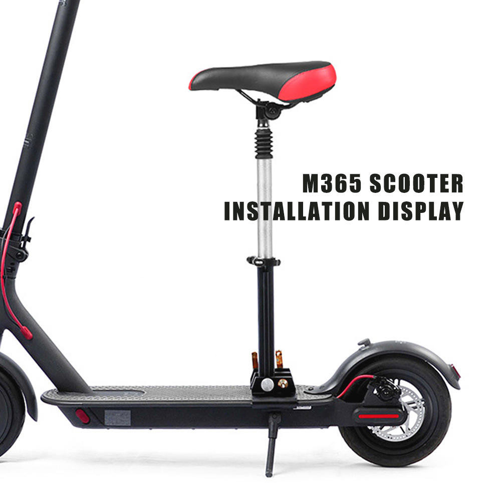 電動滑板車配件小米M365/pro新款高級型材黑紅色座椅代發