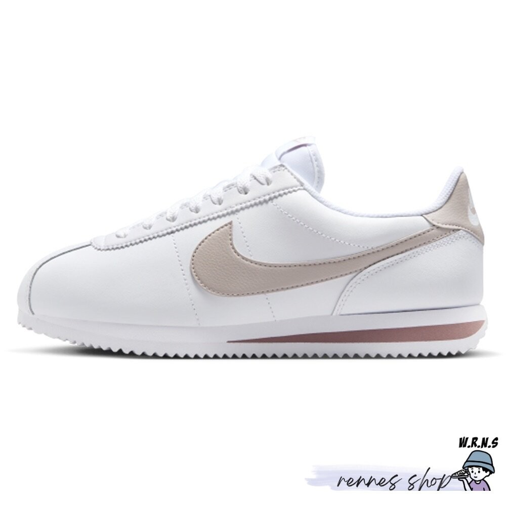 Nike 休閒鞋 女鞋 阿甘鞋 皮革 CORTEZ 白奶茶 DN1791-105