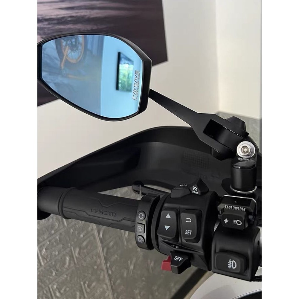 適用春風800MT 650MT 改裝反光鏡子 大視野防炫目倒車鏡 後照鏡